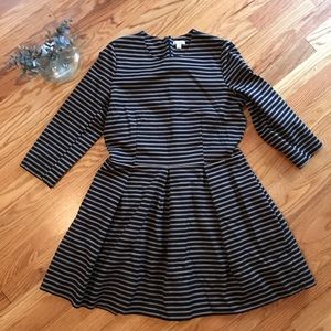 🌿 Brown and Black striped dress 🌿